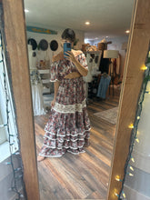 Load image into Gallery viewer, End of summer sale Ready to ship Oh Darling dress in roses print reversible
