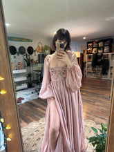 Load image into Gallery viewer, Pre-order customized one of a kind oh lover dress and coffee rose chiffon allow 6 to 9 weeks