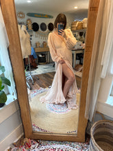 Load image into Gallery viewer, Two dress deal nude everyday slip and wish dress hand dyed ivory ready to ship