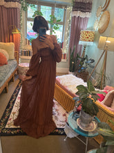 Load image into Gallery viewer, Ready to ship  dark brown Always and Forever dress crinkle