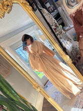 Load image into Gallery viewer, Ready to ship sale mom and me set tan cotton