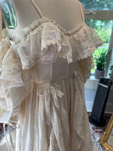 Load image into Gallery viewer, Sample sale Opaline embroidery cotton ready to ship ivory (shorter sleeve version)