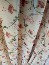 Load image into Gallery viewer, Ready to ship SALE new small ivory floral chiffon print you glow girl dress fits xs to xl