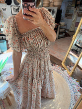 Load image into Gallery viewer, Sale Ready to ship crinkle print mystical wonders two piece rust floral