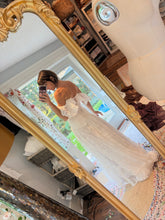 Load image into Gallery viewer, Sample sale satin and lace corset dress - low waist sheer bottom