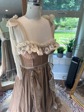 Load image into Gallery viewer, Ready to ship sample sale - Opaline dress tan brown/ivory sleeveless one of a kind
