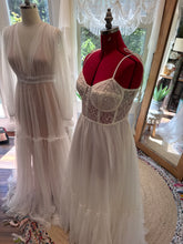 Load image into Gallery viewer, Three dress deal off white mesh wish dress sample, hey babe off white ivory and bliss slip ready to ship sale