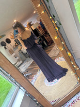 Load image into Gallery viewer, Ready to ship hand dye plum blue dress sale