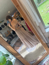 Load image into Gallery viewer, Sale  two dress deal hey babe with Ready to ship ) (BEIGE)  linen cotton Always and Forever dress