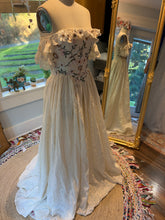 Load image into Gallery viewer, New style sample sale - Light The Way dress ready to ship with floral embroidered