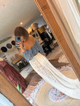 Load image into Gallery viewer, Three top, vintage lace skirt, Athena dress in brown sale ready to ship