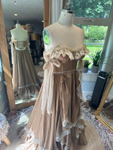 Load image into Gallery viewer, Ready to ship sample sale - Opaline dress tan brown/ivory sleeveless one of a kind