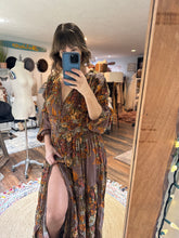 Load image into Gallery viewer, (Limited edition) Ready to ship Soul Mate dress in brown vintage floral print cotton on sale