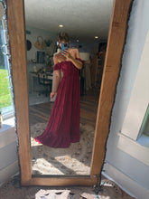 Load image into Gallery viewer, Ready to ship Always and Forever dress wine color linen cotton