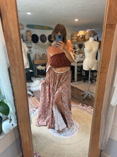 Load image into Gallery viewer, Ready to ship sale one of a kind floral and lace dress (reversible)