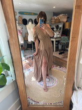 Load image into Gallery viewer, Ready to ship sale tan brown blessed dress
