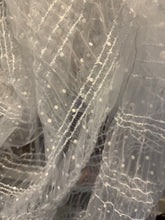 Load image into Gallery viewer, Package S -Big pieces you get all shown ready to ship Box of fabric remnants perfect for baby layering (photo prop)