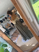 Load image into Gallery viewer, Ready to ship sale olive skirt with so Sara top