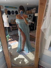 Load image into Gallery viewer, Reversible Juliet lace dress flash sale blue hand dye