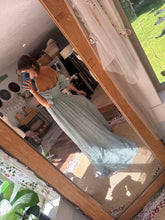 Load image into Gallery viewer, Reversible Juliet lace dress flash sale blue hand dye