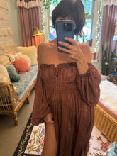 Load image into Gallery viewer, Ready to ship  dark brown Always and Forever dress crinkle