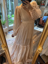 Load image into Gallery viewer, Two dress deal nude everyday slip and wish dress hand dyed ivory ready to ship