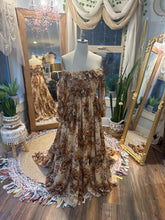 Load image into Gallery viewer, Sale  vintage lovers kismet two piece dress crinkle fabric