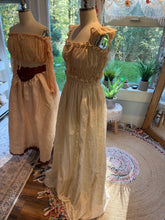 Load image into Gallery viewer, Ready to ship two skirts two tops deal- embroidered cotton ivory skirt with ivory always top and one of a kind hand dyed set