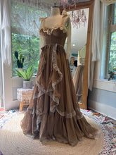Load image into Gallery viewer, Ready to ship sample sale - Opaline dress tan brown/ivory sleeveless one of a kind