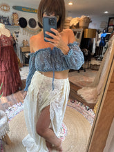Load image into Gallery viewer, Three top, vintage lace skirt, Athena dress in brown sale ready to ship