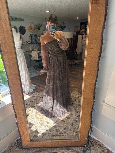 (Blue green) Flash sale Ready to ship soft mesh tulle and chiffon you glow girl