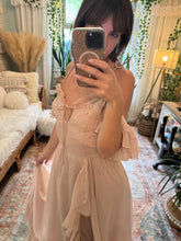 Load image into Gallery viewer, Adorable ready to ship nude blush  Poetry chiffon reclamation dress