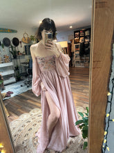 Load image into Gallery viewer, Pre-order customized one of a kind oh lover dress and coffee rose chiffon allow 6 to 9 weeks