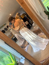 Load image into Gallery viewer, Ready to ship lullaby golden beige top and soul mate skirt set