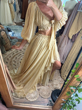 Load image into Gallery viewer, Ready to ship sand chiffon music two piece reclamation dress