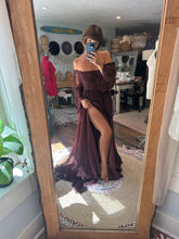 Load image into Gallery viewer, Ready to ship two dress deal embroidered top and olive skirt with euphoria hand dye dress
