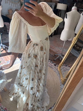 Load image into Gallery viewer, Oh Lover dress flash sale ready to ship ivory with embroidery skirt