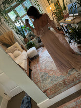 Load image into Gallery viewer, Adorable ready to ship nude blush  Poetry chiffon reclamation dress