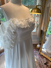 Load image into Gallery viewer, Sample sale One of a kind ready to ship satin/chiffon and lace dress size large/xl