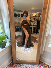 Load image into Gallery viewer, Ready to ship sale olive color chiffon mystical wonders two piece dress