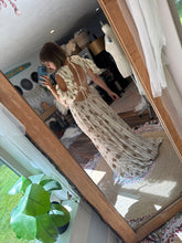 Load image into Gallery viewer, The kindest heart dress in embroidered ivory fabric ready to ship