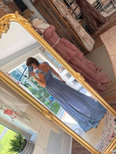 Load image into Gallery viewer, Ready to ship always and forever dress denim blue linen cotton