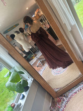 Load image into Gallery viewer, Sale  two dress deal floral with hand dye Sonoma ready to ship brown dress