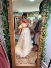 Load image into Gallery viewer, Ready to ship ivory poetry two piece dress