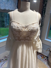 Load image into Gallery viewer, Sale - Custom dress with vintage lace