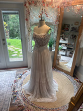 Load image into Gallery viewer, Sample sale one of a kind Cherish Dress with vintage lace bodice ready to ship