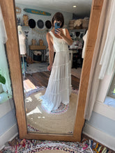 Load image into Gallery viewer, Ready to ship sale rosette off white matte satin