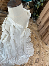 Load image into Gallery viewer, Kids dress sheer white lace size 2 to 4 t