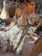 Load image into Gallery viewer, SALE Preorder cotton print two piece Nothing quite like you set with maxi skirt fits xs to xl allow 6 weeks