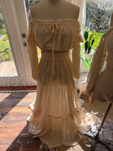 Load image into Gallery viewer, Ready to ship sale cream linen cotton nothing quite like you two piece with lace Sonoma top